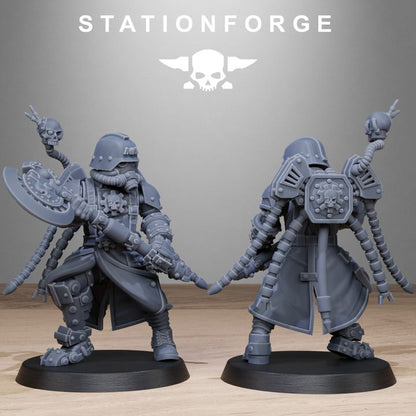 Wargames - Stationforge - GrimGuard - Tech Engineer Squad (10 Figurer)