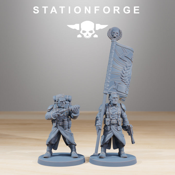 Wargames - Stationforge - GrimGuard - Combatants Squad (10 Figurer)