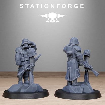 Wargames - Stationforge - GrimGuard - Objective Markers (10 Figurer)