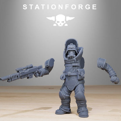 Wargames - Stationforge - GrimGuard - Bomb Squad (10 Figurer)