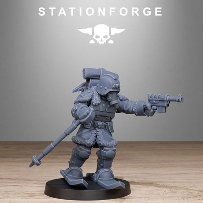 Wargames - Stationforge - GrimGuard - Frostwatch Patrol Squad (10 Figurer)