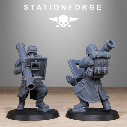 Wargames - Stationforge - GrimGuard - Rocketeers Squad (10 Figurer)