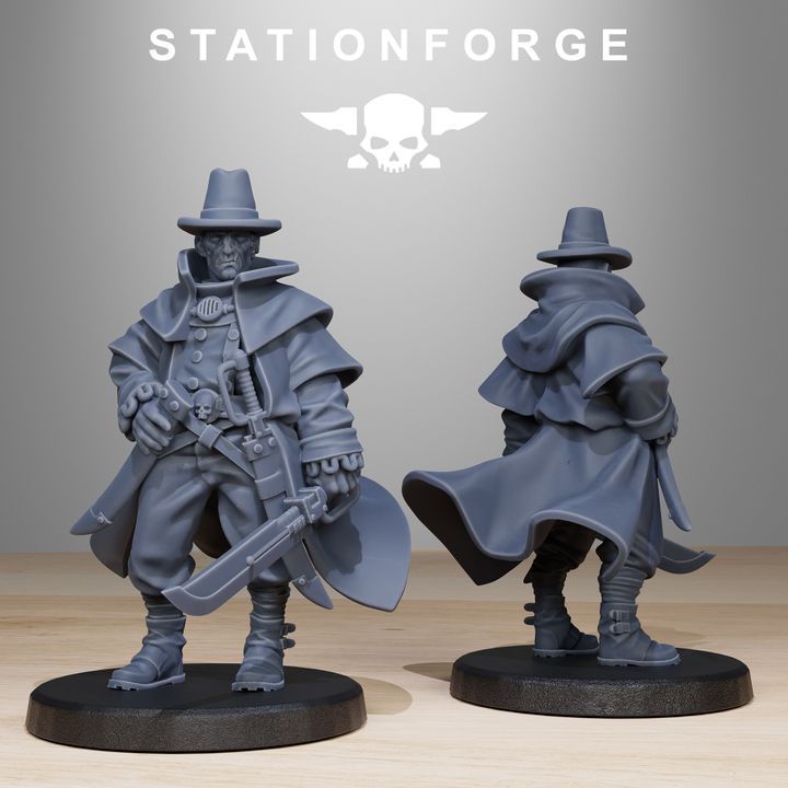Wargames - Stationforge - GrimGuard - Mercenaries Squad (10 Figurer)