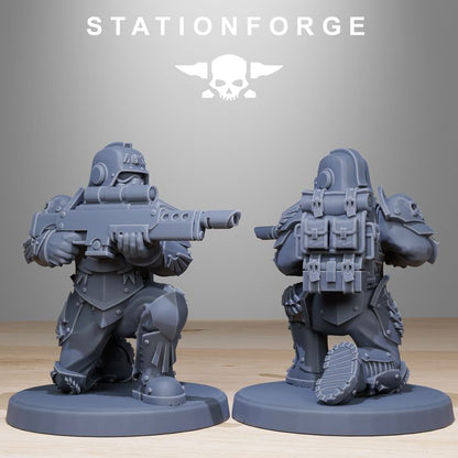 Wargames - Stationforge - GrimGuard - Elites Squad (10 Figurer)