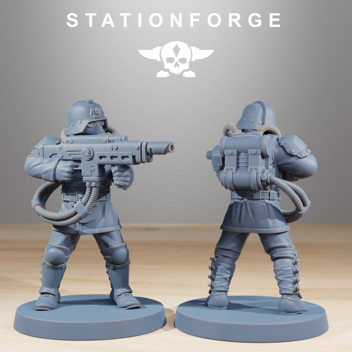 Wargames - Stationforge - GrimGuard - Commandos Squad (10 Figurer)