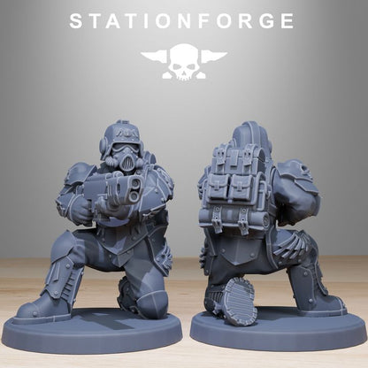 Wargames - Stationforge - GrimGuard - Elites Squad (10 Figurer)