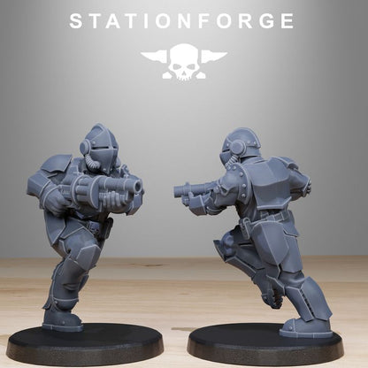 Wargames - Stationforge - GrimGuard - Enforcers Squad (10 Figurer)