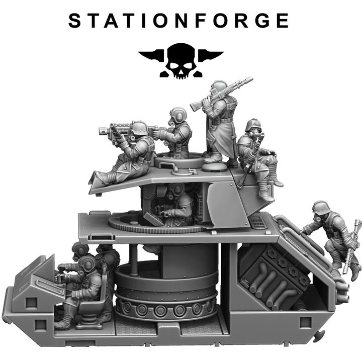 Wargames - Stationforge - GrimGuard - Battle Tank 2.0 (with interior)