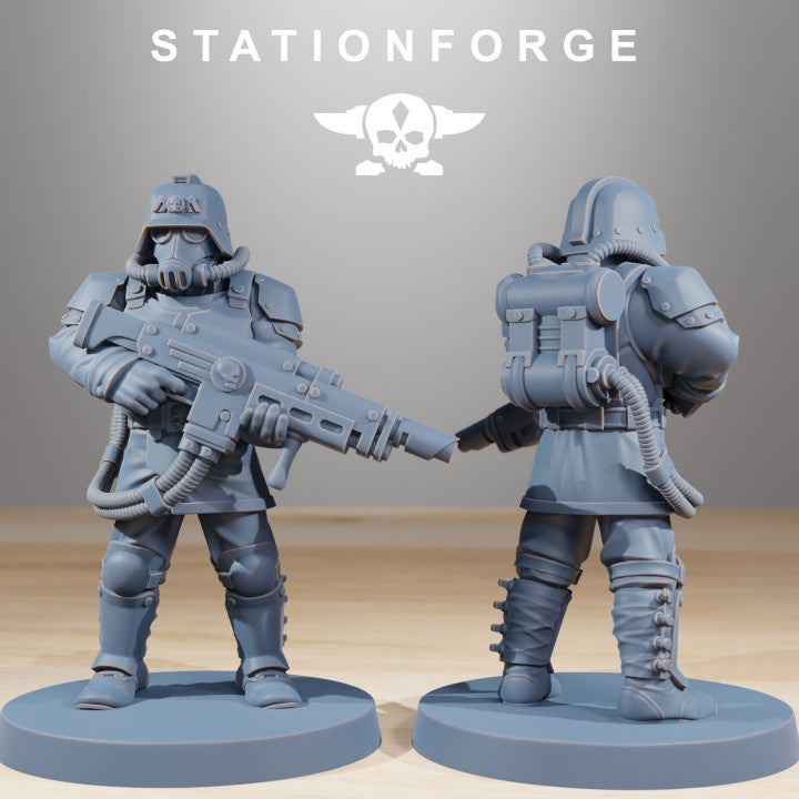 Wargames - Stationforge - GrimGuard - Commandos Squad (10 Figurer)