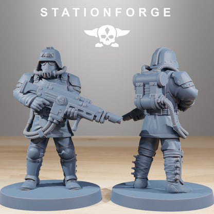 Wargames - Stationforge - GrimGuard - Commandos Squad (10 Figurer)