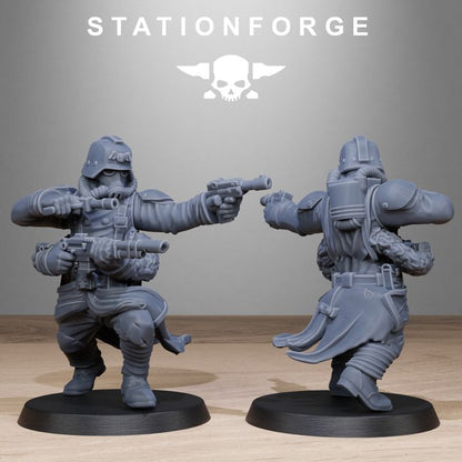 Wargames - Stationforge - GrimGuard - Radioactive Mutants Squad (10 Figurer)