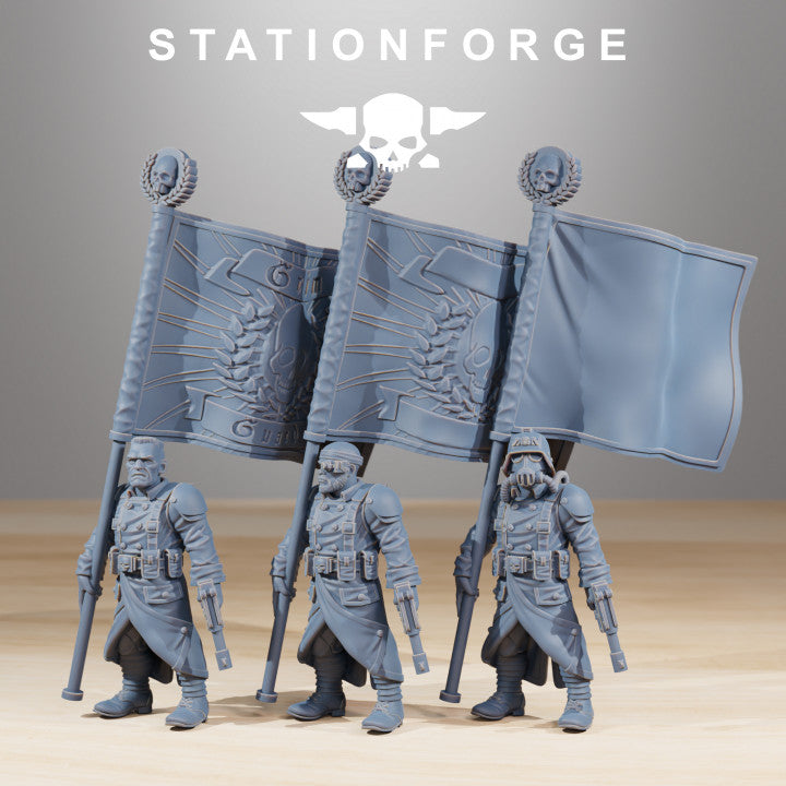 Wargames - Stationforge - GrimGuard - Combatants Squad (10 Figurer)