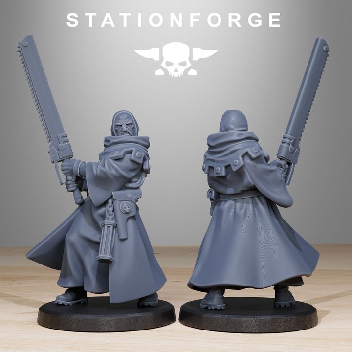 Wargames - Stationforge - GrimGuard - Mercenaries Squad (10 Figurer)