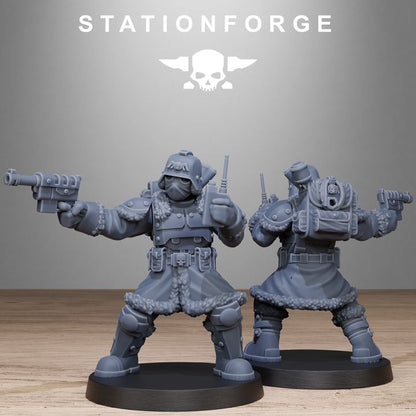 Wargames - Stationforge - GrimGuard - Frostwatch Patrol Squad (10 Figurer)