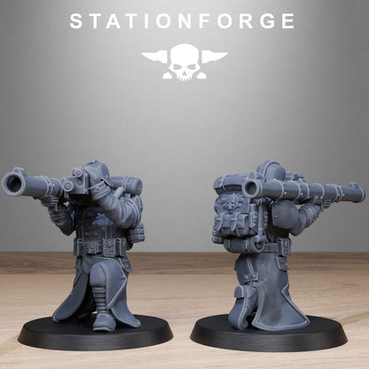 Wargames - Stationforge - GrimGuard - Rocketeers Squad (10 Figurer)