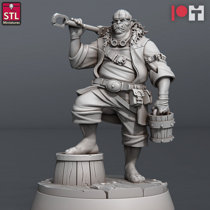 Dungeons & Dragons - STL Miniatures - Airship Crew Set