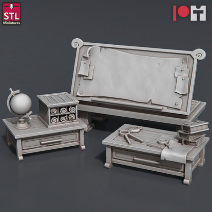 Dungeons & Dragons - STL Miniatures - Airship Crew Set