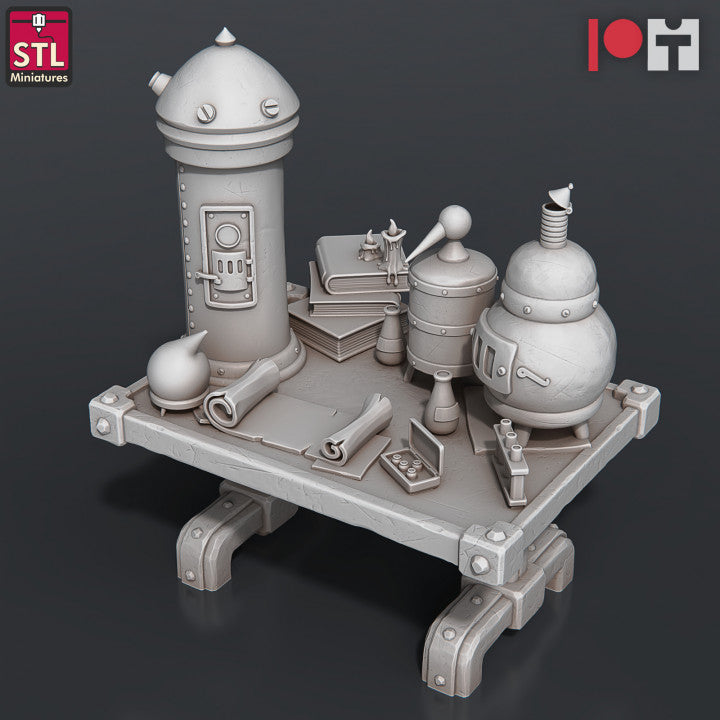 Dungeons & Dragons - STL Miniatures - Alchemist Set