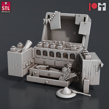 Dungeons & Dragons - STL Miniatures - Alchemist Set