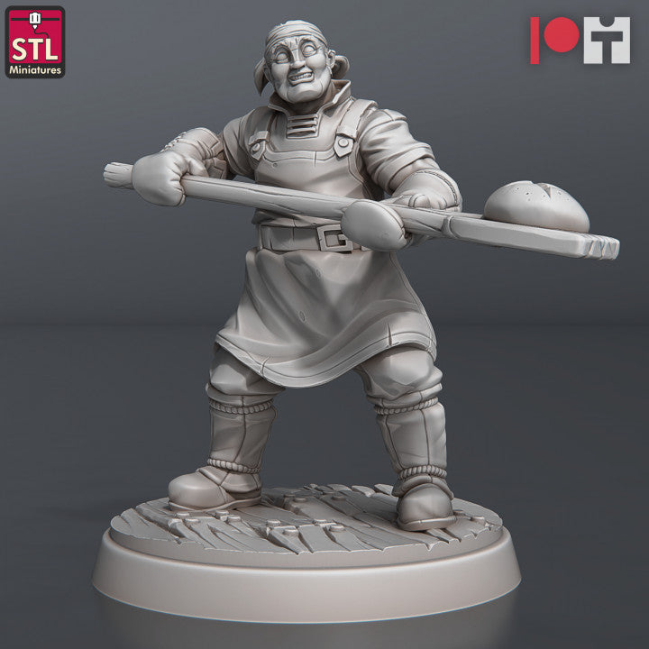 Dungeons & Dragons - STL Miniatures - Baker Set