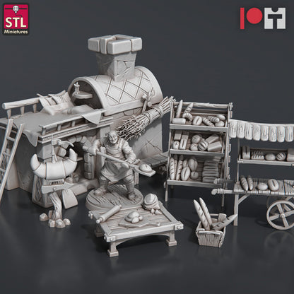 Dungeons & Dragons - STL Miniatures - Baker Set