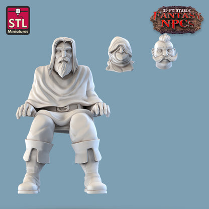 Dungeons & Dragons - STL Miniatures - Barber Shop Set