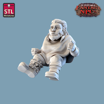 Dungeons & Dragons - STL Miniatures - Barber Shop Set