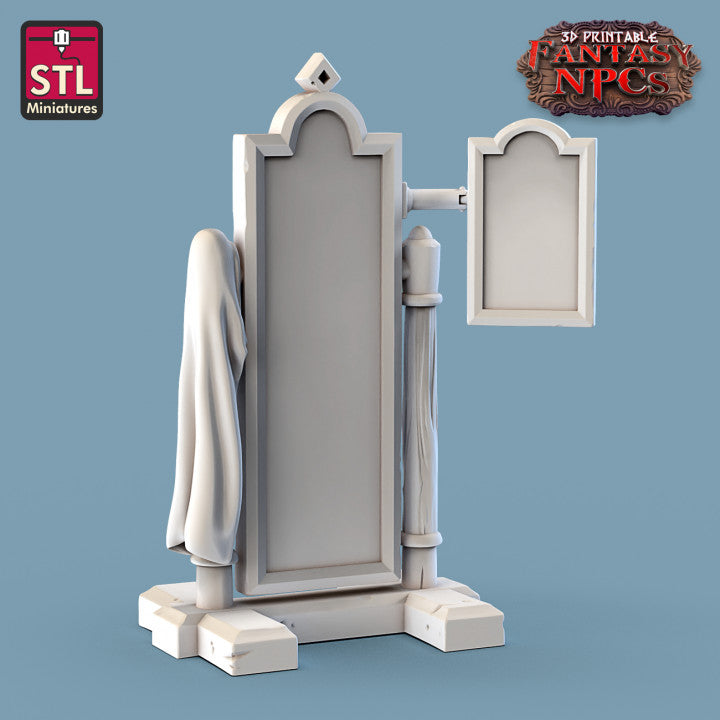 Dungeons & Dragons - STL Miniatures - Barber Shop Set
