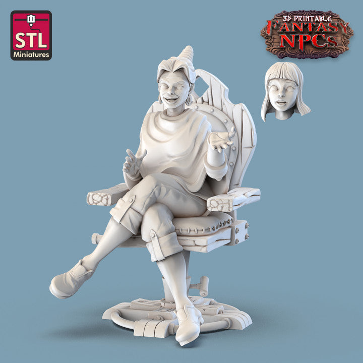 Dungeons & Dragons - STL Miniatures - NPCs (10 Figurer)