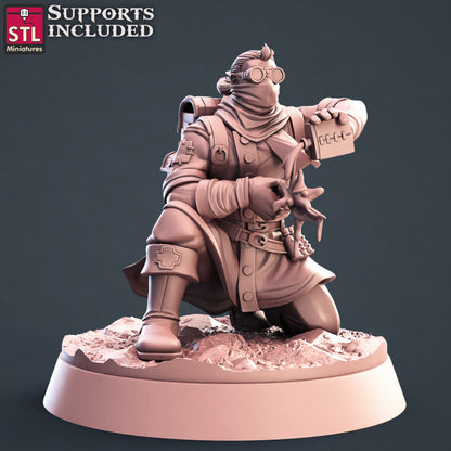 Dungeons & Dragons - STL Miniatures - Battlefield Medic Set