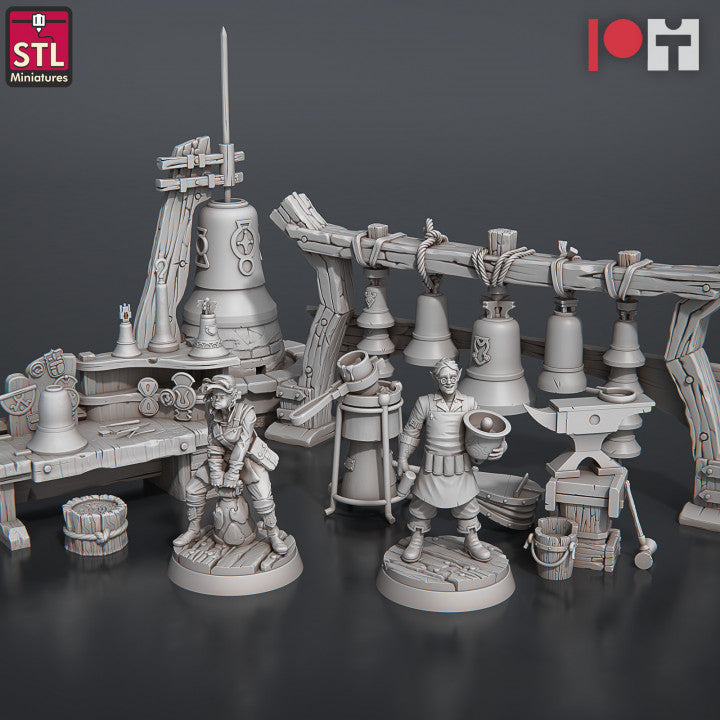 Dungeons & Dragons - STL Miniatures - Bell Maker Set