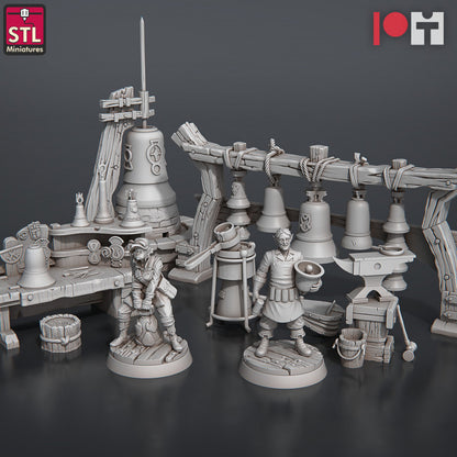 Dungeons & Dragons - STL Miniatures - Bell Maker Set
