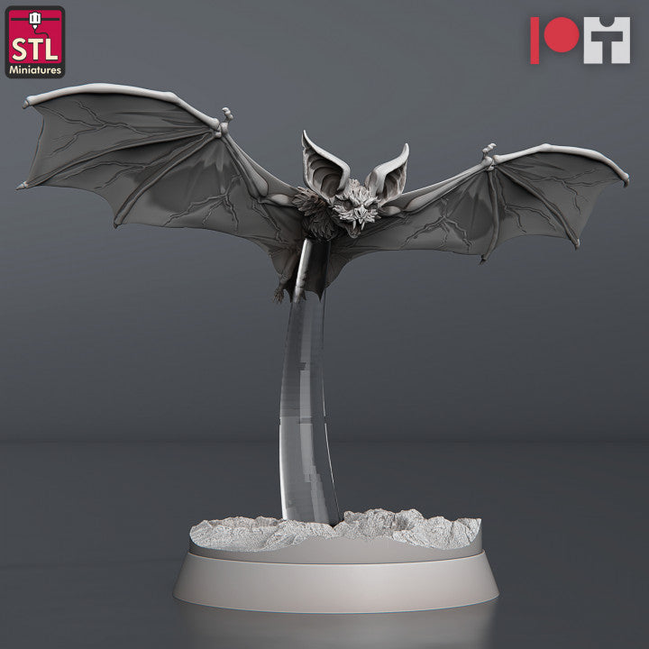 Dungeons & Dragons - STL Miniatures - Blood Bats Set (4 Figurer)