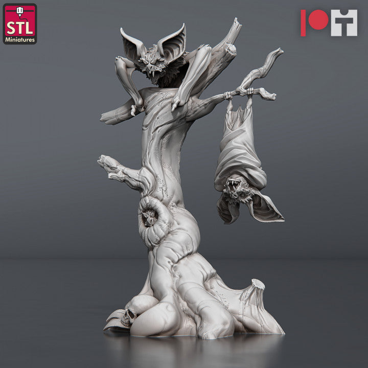 Dungeons & Dragons - STL Miniatures - Blood Bats Set (4 Figurer)