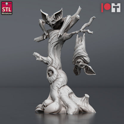 Dungeons & Dragons - STL Miniatures - Blood Bats Set (4 Figurer)