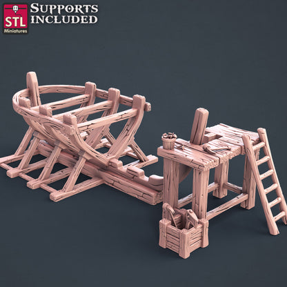 Dungeons & Dragons - STL Miniatures - Boat Builder Set
