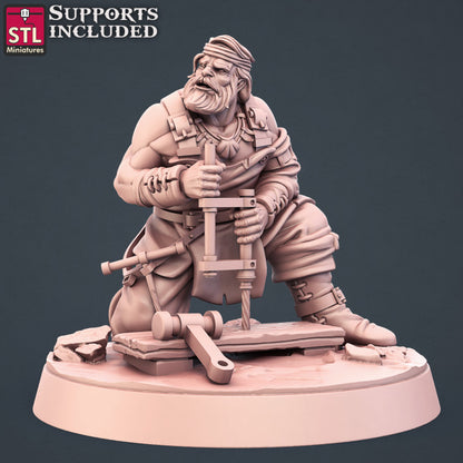 Dungeons & Dragons - STL Miniatures - Boat Builder Set
