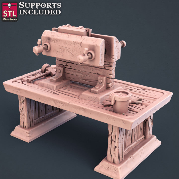 Dungeons & Dragons - STL Miniatures - Bookbinder Set