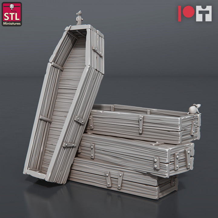 Dungeons & Dragons - STL Miniatures - Bugbear Hangman Set