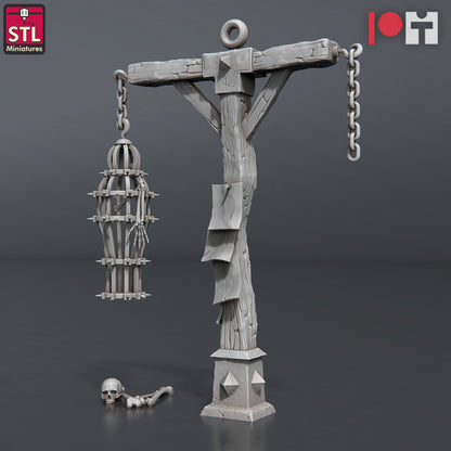Dungeons & Dragons - STL Miniatures - Bugbear Hangman Set