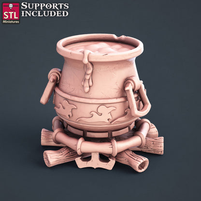Dungeons & Dragons - STL Miniatures - Candle Maker Set