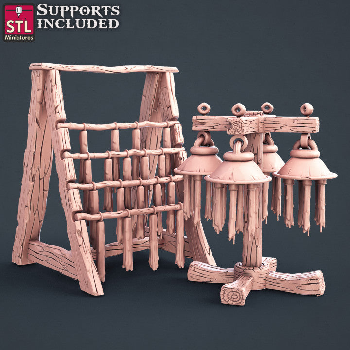 Dungeons & Dragons - STL Miniatures - Candle Maker Set
