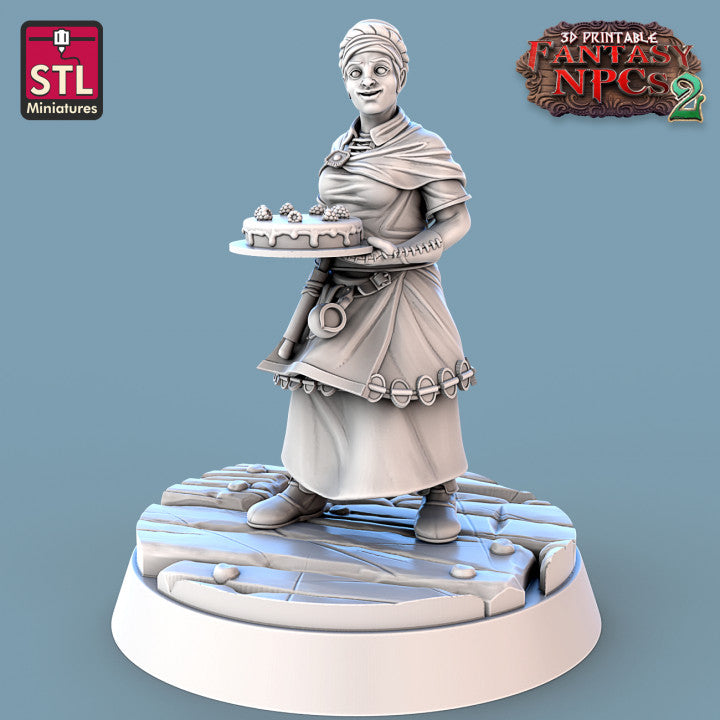 Dungeons & Dragons - STL Miniatures - Candy Seller Set