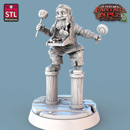 Dungeons & Dragons - STL Miniatures - Candy Seller Set