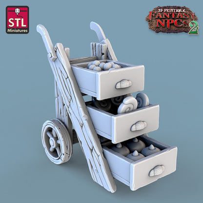 Dungeons & Dragons - STL Miniatures - Candy Seller Set