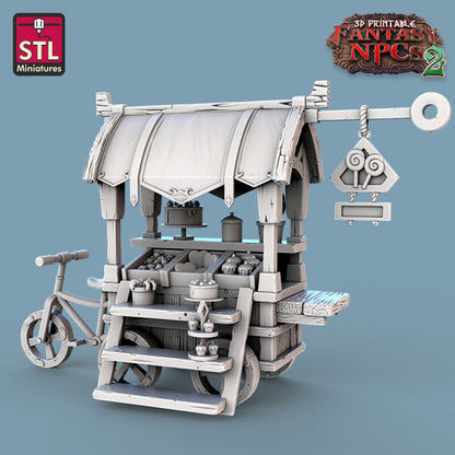 Dungeons & Dragons - STL Miniatures - Candy Seller Set