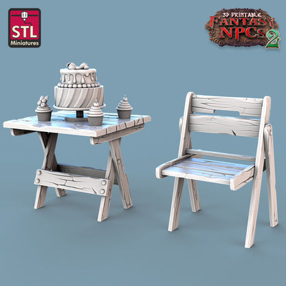 Dungeons & Dragons - STL Miniatures - Candy Seller Set