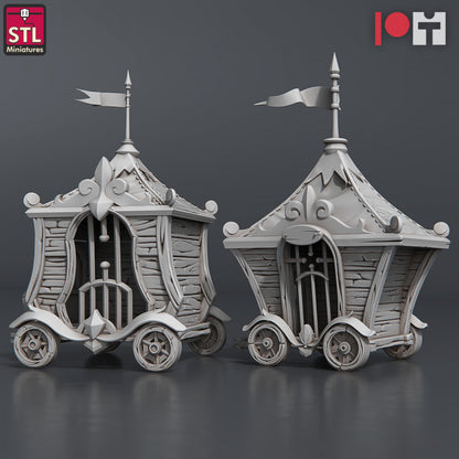 Dungeons & Dragons - STL Miniatures - Carnival Set 2