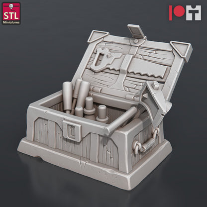 Dungeons & Dragons - STL Miniatures - Carpenter Set