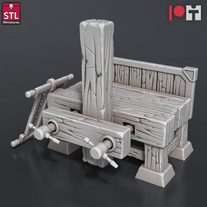 Dungeons & Dragons - STL Miniatures - Carpenter Set